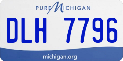 MI license plate DLH7796
