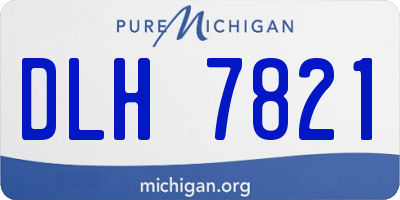 MI license plate DLH7821