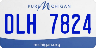 MI license plate DLH7824