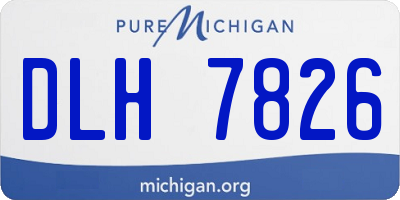 MI license plate DLH7826