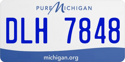 MI license plate DLH7848