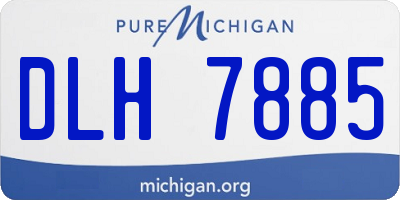 MI license plate DLH7885