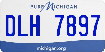 MI license plate DLH7897