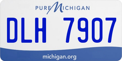 MI license plate DLH7907