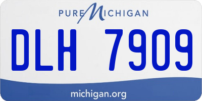 MI license plate DLH7909