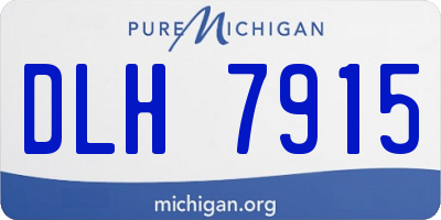 MI license plate DLH7915