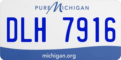 MI license plate DLH7916