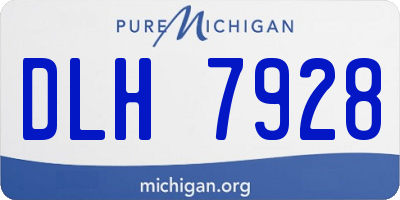 MI license plate DLH7928