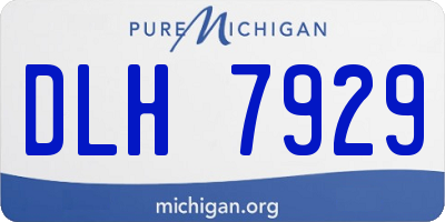 MI license plate DLH7929