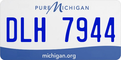 MI license plate DLH7944