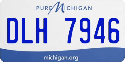 MI license plate DLH7946
