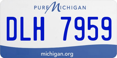 MI license plate DLH7959