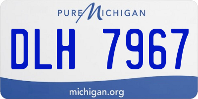 MI license plate DLH7967