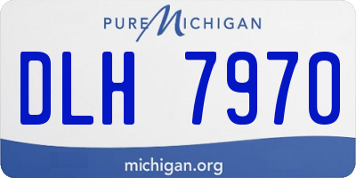 MI license plate DLH7970