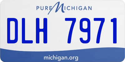 MI license plate DLH7971