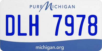 MI license plate DLH7978
