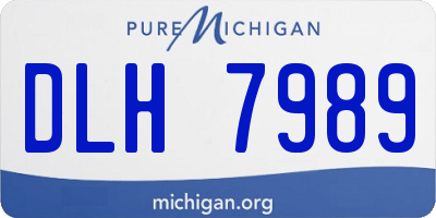 MI license plate DLH7989