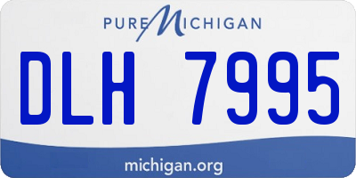 MI license plate DLH7995