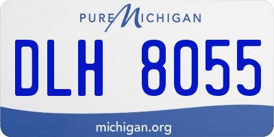 MI license plate DLH8055