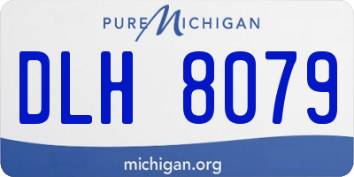 MI license plate DLH8079
