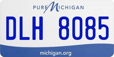 MI license plate DLH8085
