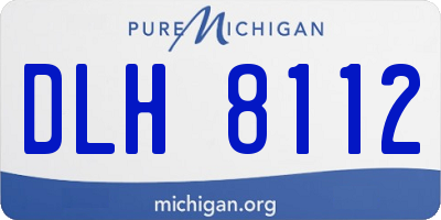 MI license plate DLH8112