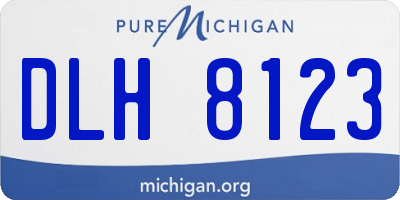 MI license plate DLH8123