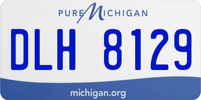 MI license plate DLH8129