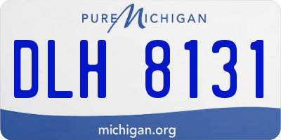 MI license plate DLH8131