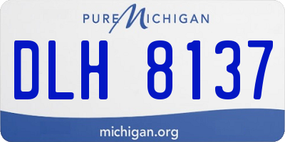 MI license plate DLH8137