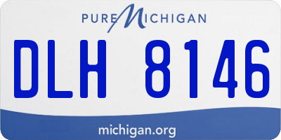 MI license plate DLH8146