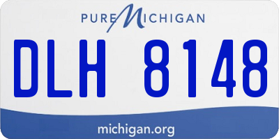 MI license plate DLH8148