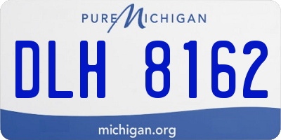 MI license plate DLH8162