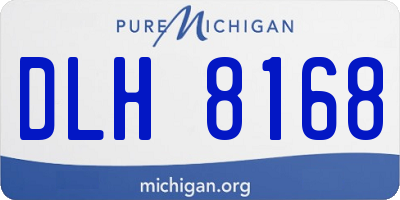 MI license plate DLH8168