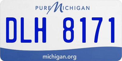 MI license plate DLH8171
