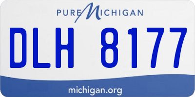 MI license plate DLH8177