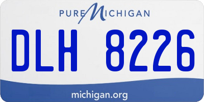 MI license plate DLH8226
