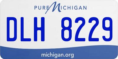 MI license plate DLH8229