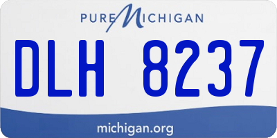 MI license plate DLH8237