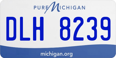 MI license plate DLH8239