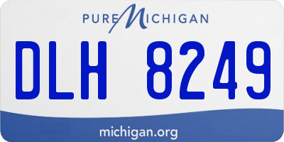 MI license plate DLH8249