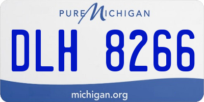MI license plate DLH8266