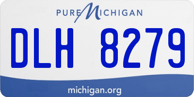 MI license plate DLH8279