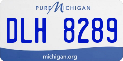 MI license plate DLH8289