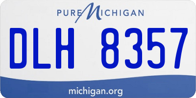 MI license plate DLH8357