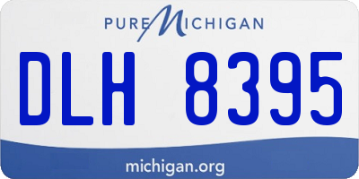 MI license plate DLH8395