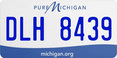 MI license plate DLH8439