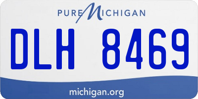 MI license plate DLH8469