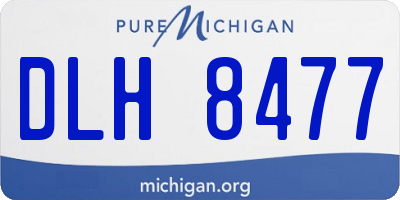 MI license plate DLH8477
