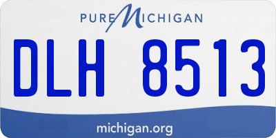 MI license plate DLH8513